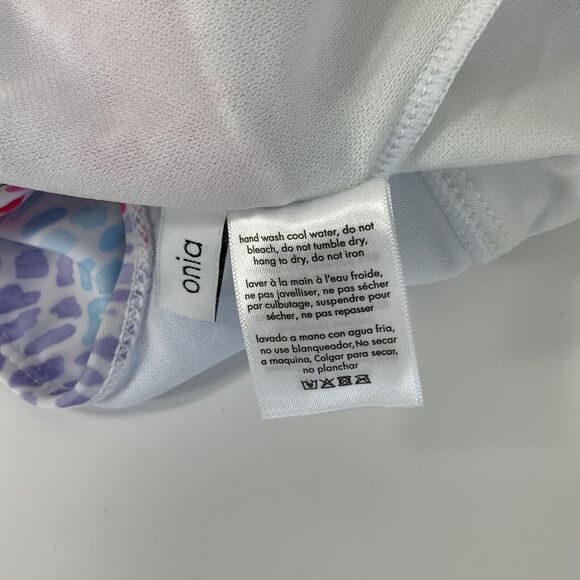 Onia Swimsuit Women Size M Pastel Animal Print One Piece - Picture 8 of 11